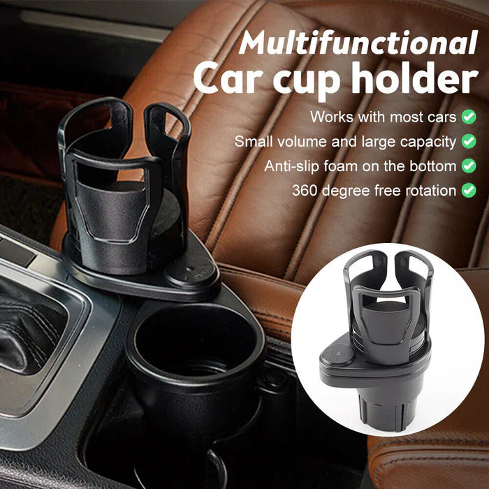 Multicup™ 2 in 1 Multifunctional Car Cup Holder