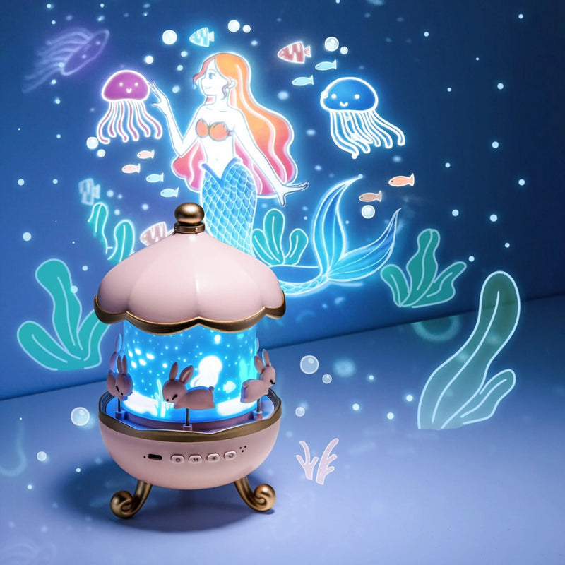 Magical Bunny LED Night Light Projector