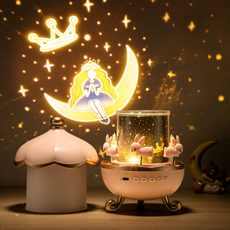 Magical Bunny LED Night Light Projector