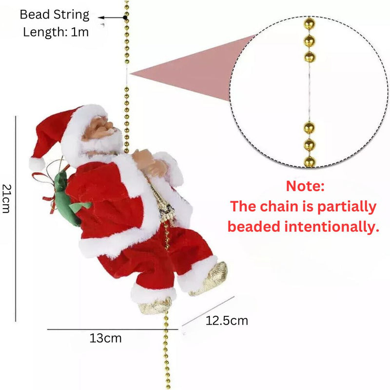 Rope Climbing Santa Claus -  Electric Toy