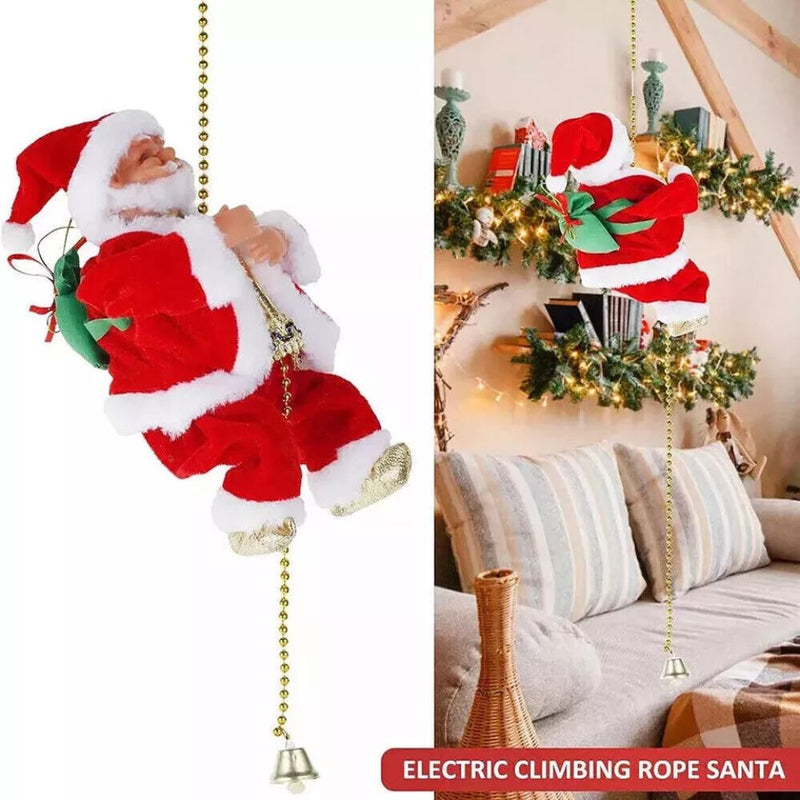 Rope Climbing Santa Claus -  Electric Toy