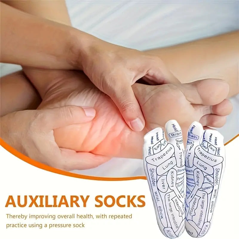 Foot Reflexology Socks with Massage Stick