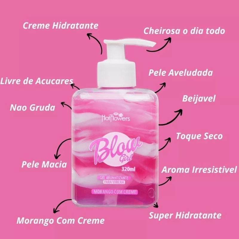 Promoção exclusiva Kit Gel Beijável Blow Girl 320ml + Lubrificante Kuloko 15g