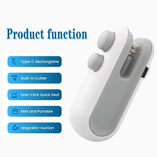 3-in-1 Mini USB Rechargeable Sealing Machine