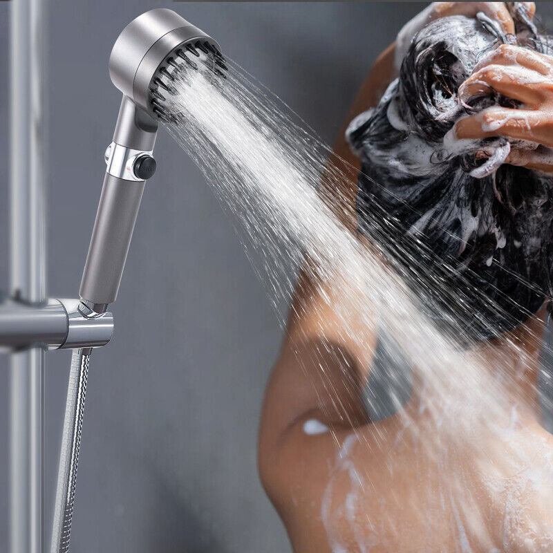 Filtered Shower Head with Handheld, High Pressure Water Flow and Multiple Spray