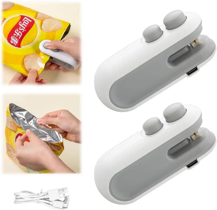 3-in-1 Mini USB Rechargeable Sealing Machine