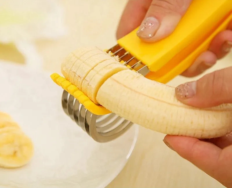 Multifunctional Stainless Steel Banana Slicer